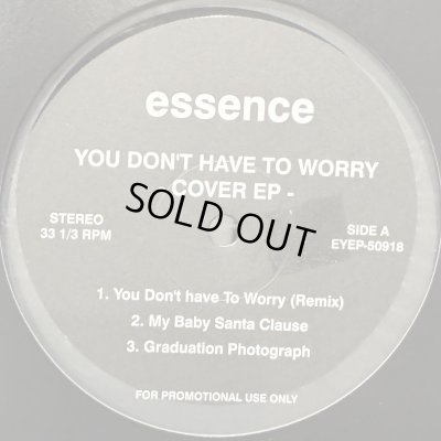 画像1: Essence - You Don't Have To Worry (Cover EP) (12'')