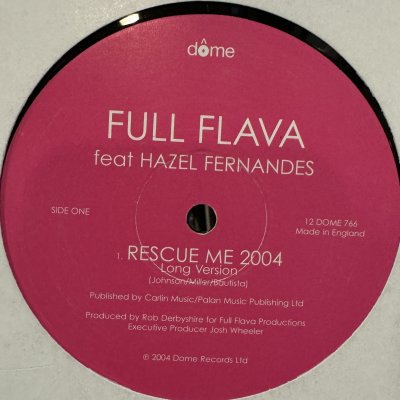 画像1: Full Flava feat. Hazel Fernandes - Rescue Me 2004 (12'')