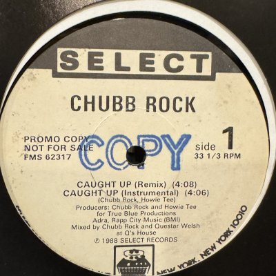 画像1: Chubb Rock - Caught Up (12'')