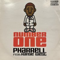 Pharrell feat. Kanye West - Number One (12'') (レアなジャケ付きUK盤!!) (キレイ！！)