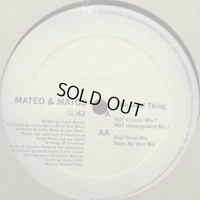 画像1: Mateo & Matos - The Real Thing (12'')