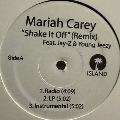 画像1: Mariah Carey feat. Jay-Z & Young Jeezy - Shake It Off (Remix) (12'') (キレイ！！)