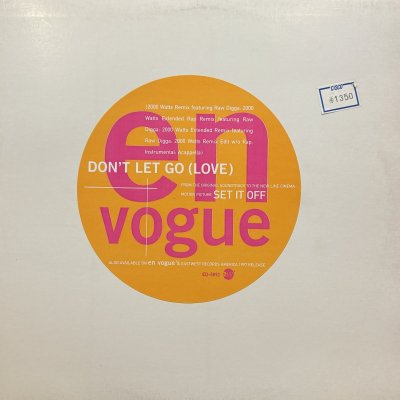 画像1: En Vogue - Don't Let Go (Love) (2000 Watts Remix) (12'')