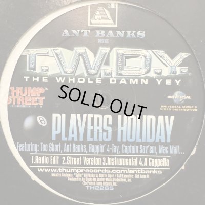 画像1: Ant Banks Presents T.W.D.Y. - Players Holiday (12'')