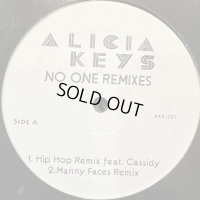 画像1: Alicia Keys feat. Cassidy - No One (Hip Hop Remix) (12'') (キレイ！！)