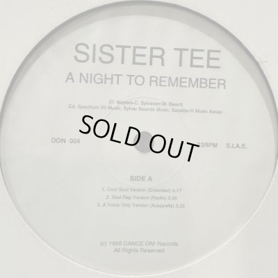 画像1: Sister Tee - A Night To Remember (12'') (キレイ！！)