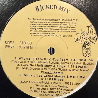 画像1: V.A. - Wicked Mix 27 (inc. Jomanda - I Like It, SWV - Right Here and more...) (12'')