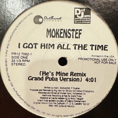 画像1: Mokenstef feat. Grand Puba - I Got Him All The Time (He's Mine Remix) (12'') (再発盤)