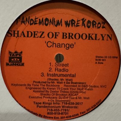 画像1: Shadez Of Brooklyn - Change (12'')