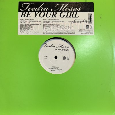 画像1: Teedra Moses - Be Your Girl (b/w Still Got Love) (12'') (キレイ！！)