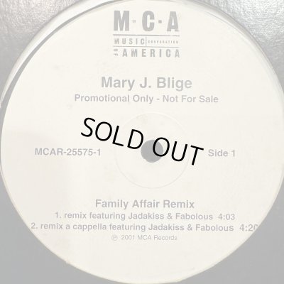 画像1: Mary J. Blige feat. Jadakiss & Fabolous - Family Affair (Remix) (12'') (本物US Promo !!)