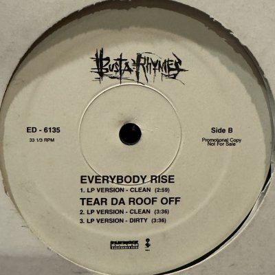 画像1: Busta Rhymes - Everybody Rise (b/w Tear Da Roof Off) (12'')