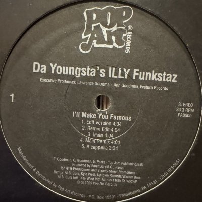 画像1: Da Youngsta's Illy Funkstaz - I'll Make You Famous (12'')