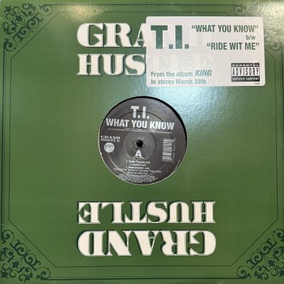 画像1: T.I. - What You Know (b/w Ride Wit Me) (12'')