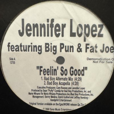 画像1: Jennifer Lopez feat. Big Pun & Fat Joe - Feelin' So Good (12'') (US Promo!!) (ピンピン！！)