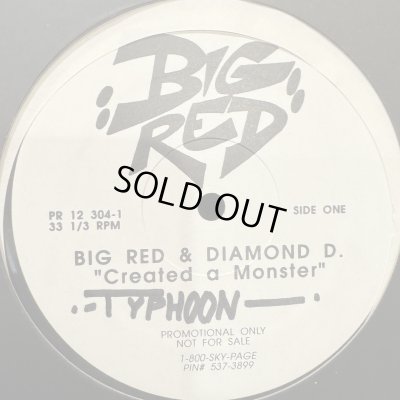 画像1: Big Red & Diamond D - Created A Monster (b/w How They Want It) (12'') (刻印入り本物US Promo !!)