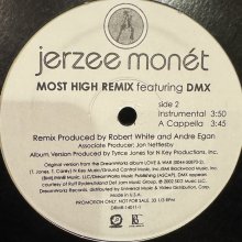 他の写真1: Jerzee Monet feat. DMX - Most High (Remix) (12'') (White)