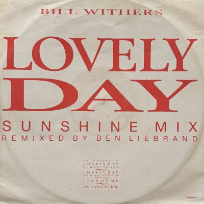 画像1: Bill Withers - Lovely Day (Sunshine Mix) (12'')