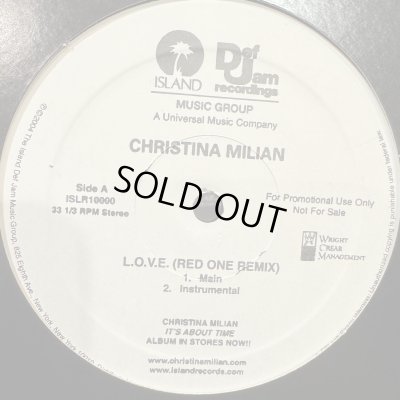 画像1: Christina Milian - L.O.V.E. (Red One Remix) (12'')