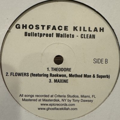 画像1: Ghostface Killah - Bulletproof Wallets (2LP) (Original US Promo !!) (キレイ！！)