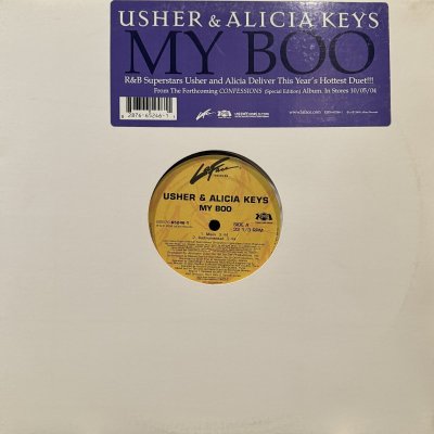 画像1: Usher & Alicia Keys - My Boo (12'') (キレイ！！)