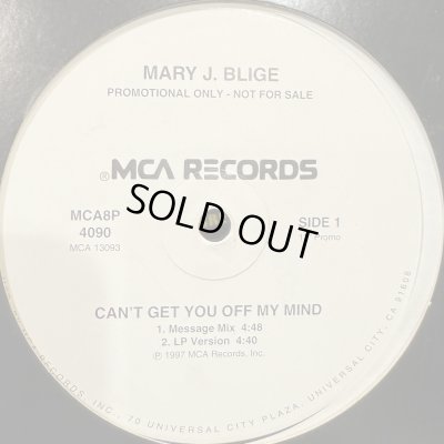 画像1: Mary J. Blige feat. The Lox  - Can't Get You Off My Mind (12'')