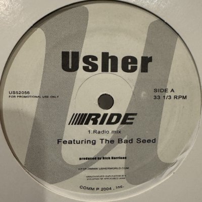 画像1: Usher feat. The Bad Seed - Ride (12'')