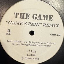 他の写真1: The Game feat. Keyshia Cole, Jadakiss, Fat Joe, Pusha T, Bun B - Game's Pain (Remix) (12'') (ピンピン！！)