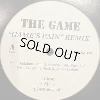 The Game feat. Keyshia Cole, Jadakiss, Fat Joe, Pusha T, Bun B - Game's Pain (Remix) (12'') (ピンピン！！)