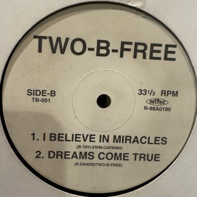 画像1: Two-B-Free - Dreams Come True (b/w I Believe In Miracles & I Want Your Love) (12'')