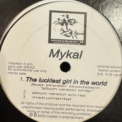 画像1: Mykal feat. Walter Goldstein - The Luckiest Girl In The World (12'')