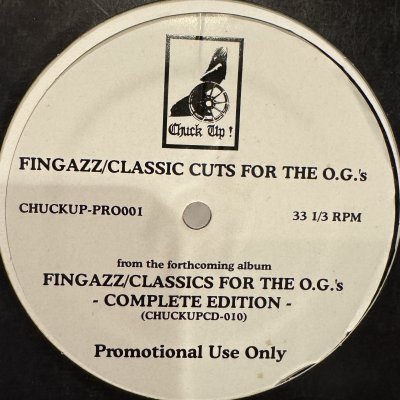 画像1: Fingazz - Classic Cuts For The O.G.'s (inc. Between The Sheets and more) (12'') (キレイ！！)