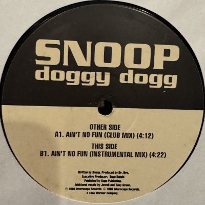 画像1: Snoop Doggy Dogg feat. Nate Dogg, Warren G & Kurupt - Ain't No Fun (If The Homies Can't Have None) (12'') 