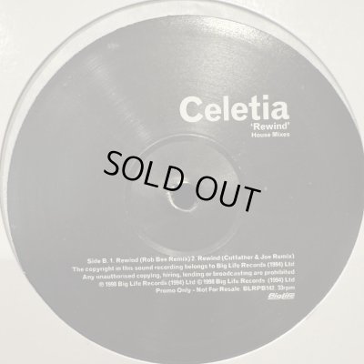 画像1: Celetia - Rewind (Cutfather & Joe Remix) (12'')