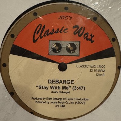 画像1: DeBarge - Stay With Me / I Like It (12'') (キレイ！！)