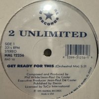 2 Unlimited - Get Ready For This (12'')