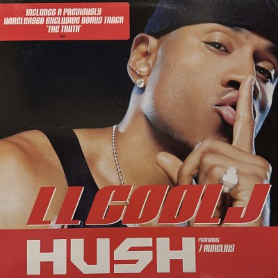 画像1:  LL Cool J feat. 7 Aurelius - Hush / Luv U Better (12'') (レアなジャケ付きEU盤!!) (キレイ！！)