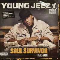 Young Jeezy feat. Akon - Soul Survivor / Go Crazy (Remix feat. Jay-Z) (12'') (レアなジャケ付きEU盤!!)