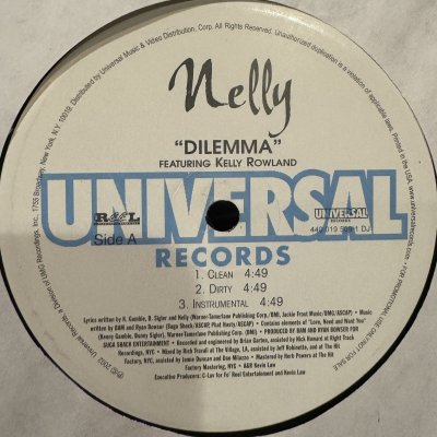 画像1: Nelly feat. Kelly Rowland - Dilemma (12'') (US Promo !!) (特価!!)