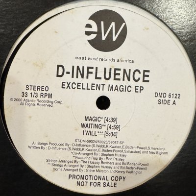 画像1: D-Influence - Excellent Magic EP (12'')