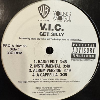 画像1: V.I.C. - Get Silly / We Ridin' (12'')