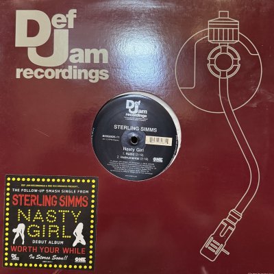 画像1: Sterling Simms - Nasty Girl (12'')