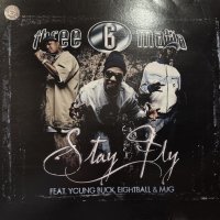 Three 6 Mafia feat. Eightball & M.J.G., Young Buck - Stay Fly / Still Fly (Remix) (12'') (激レアジャケ付きUK盤 !!)