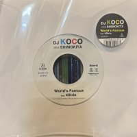 DJ Koco aka Shimokita feat. 45trio - World's Famous / Re-Create #01 (7'') (新品未使用!!)