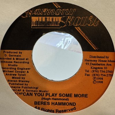 画像1: Beres Hammond - Can You Play Some More (7'')