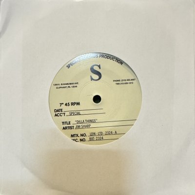 画像1: Jim Sharp - Dilla Things / Back To Nautilus (7'') (新品未使用!!)