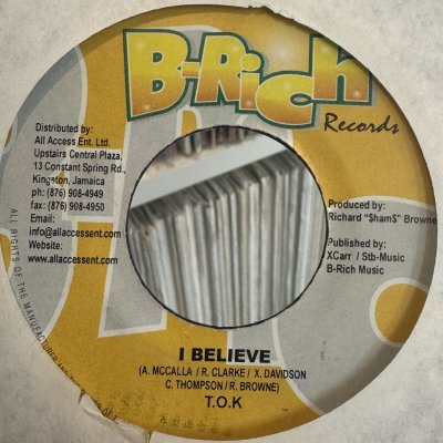 画像1: T.O.K. - I Believe (7'')