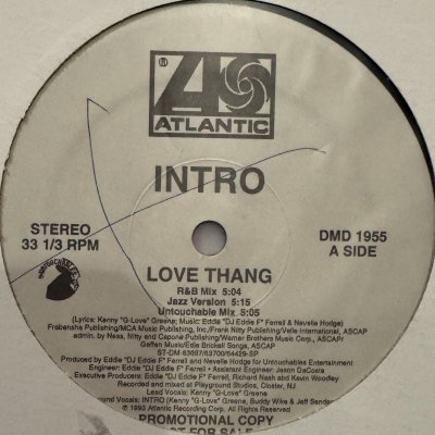 画像1: Intro - Love Thang (b/w Let Me Be The One) (12'') (US Original Promo !!)