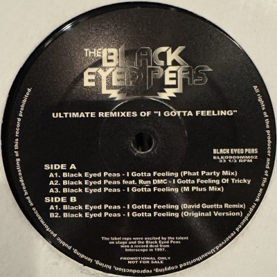 画像1: The Black Eyed Peas - I Gotta Feeling (Ultimate Remixes) (12'')