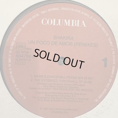 画像1: Shakira - Un Poco De Amor (Remixes) (12'') (再発) (キレイ！！)
